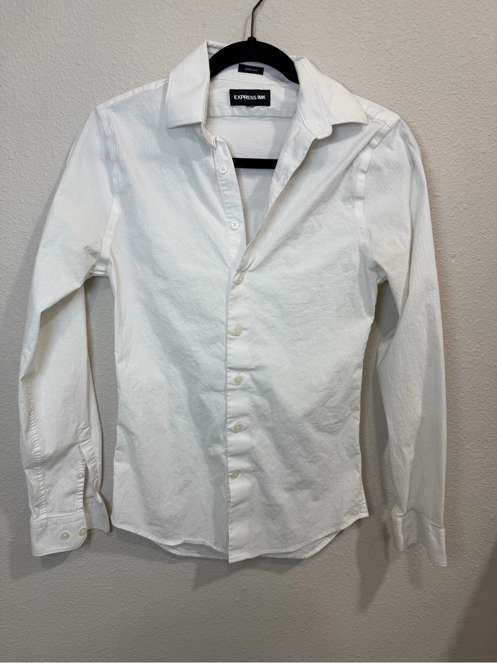 EXPRESS 1MX Men’s White Button Up XS
